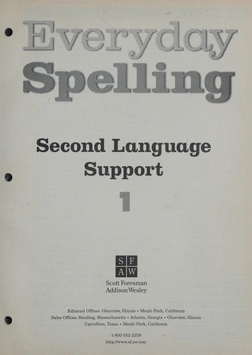 Spelling Second Language Support Masters GR 1 (3 Audio Cassettes Stereo)