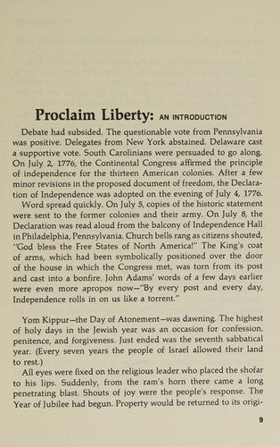 Proclaim Liberty!