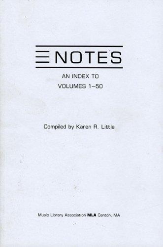 Notes : An Index To Volumes 1-50: an index to volumes 1-50