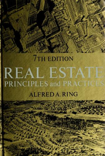Real Estate Principles And Practices