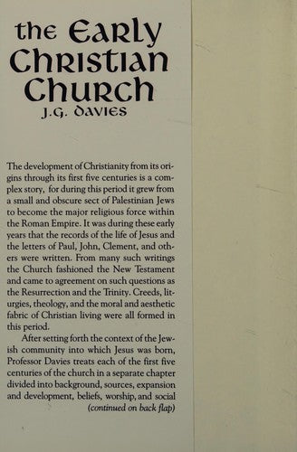 The Early Christian Church