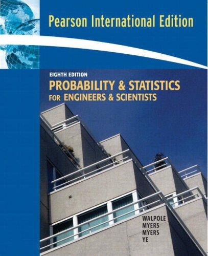 Probability And Statistics For Engineers And Scientists
