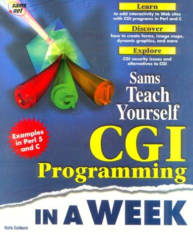 Teach Yourself Cgi Programming In A Week
