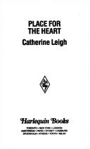 Place For The Heart (Harlequin Romance, No 3075)