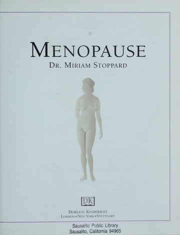 Menopause (without dust jacket)