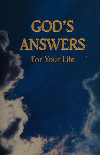 God's Answers For Your Life