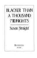 Blacker Than a Thousand Midnights 1ST Edition