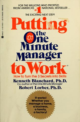 Putting The One Minute Manager To Work