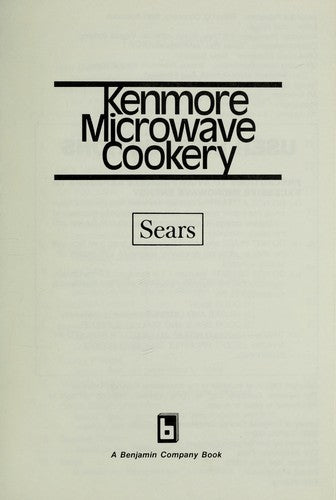 Kenmore Microwave Cookery