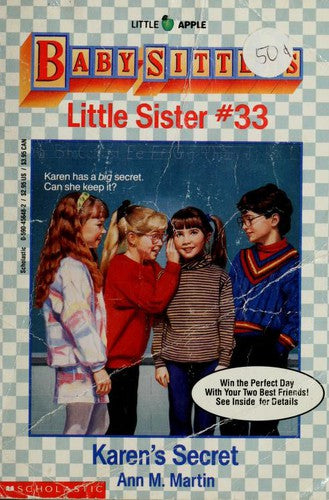 Karen's Secret (Baby-Sitters Little Sister)