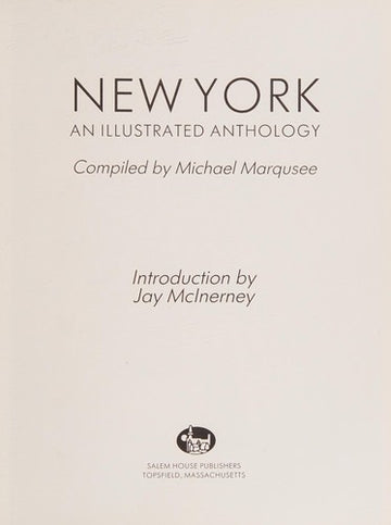 New York: An Illustrated Anthology