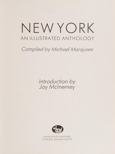 New York: An Illustrated Anthology