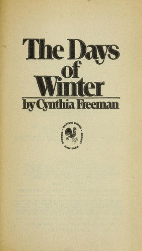 The Days Of Winter