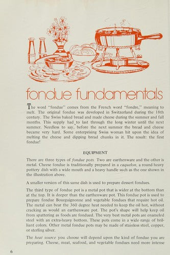 The Fondue and Buffet Cookbook