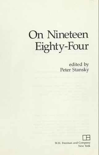 On Nineteen Eighty-Four