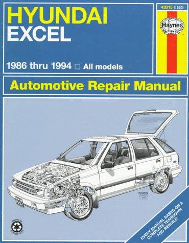 Hyundai Excel 1986-1994: Automotive Repair Manual