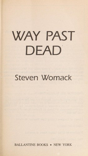Way Past Dead (with Autographed)