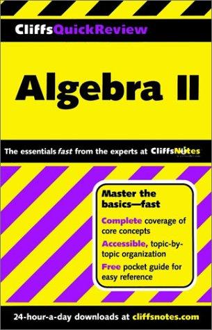 Algebra II (Cliffs Quick Review)