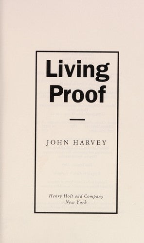 Living Proof: A Charlie Resnick Novel