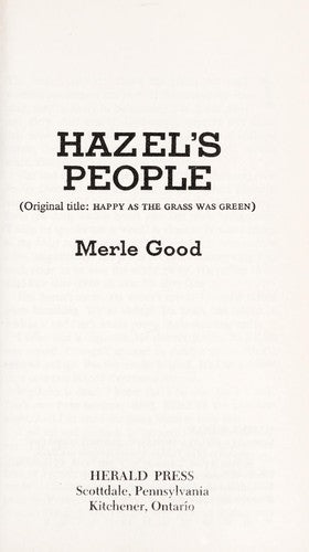 Hazels People