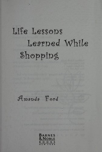 Life Lessons Learned While Shopping