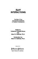 Play Interactions: the role of toys and parental involvement in children's development