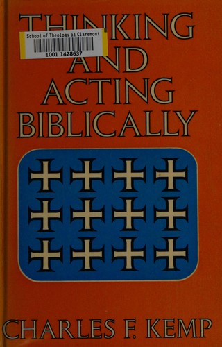 Thinking And Acting Biblically