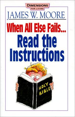 When All Else Fails...Read The Instructions