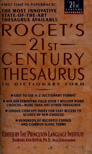 Roget's 21st Century Thesaurus