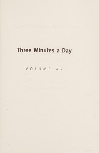 Three Minutes A Day, The Christophers, Volume 42