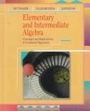 Elementary And Intermediate Algebra: concepts and applications : a combined approach