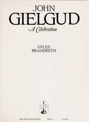 John Gielgud: a celebration