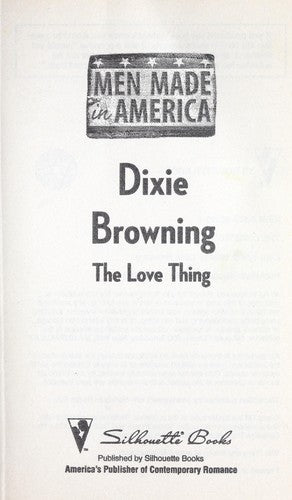 The Love Thing (Men Made In America: Maryland #20)