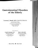 Gastrointestinal Disorders Of The Elderly (with Notes and Autographed)