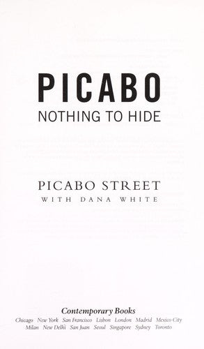 Picabo: Nothing To Hide: nothing to hide