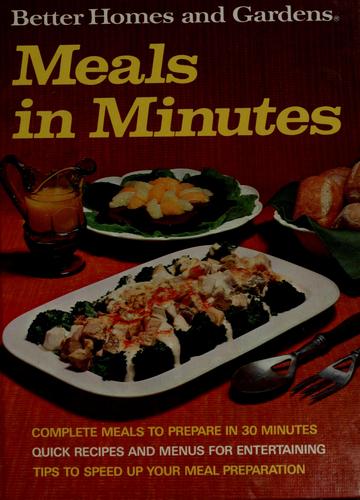 Better Homes and Gardens Meals In Minutes