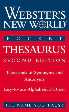 Webster's New World Pocket Thesaurus