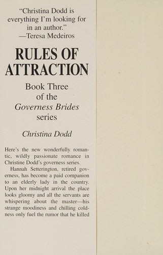 Rules Of Attraction (Governess Brides, Book 3)