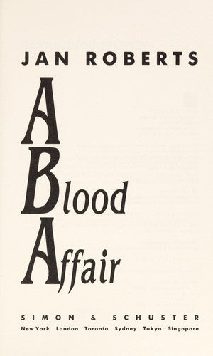 Blood Affair
