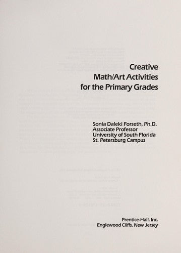 Creative Math/Art Activities For The Primary Grades
