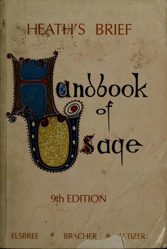 Heath's Brief Handbook Of Usage (College)