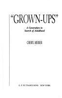 Grown Ups: a generation in search of adulthood