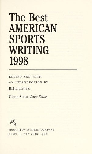 The Best American Sports Writing 1998