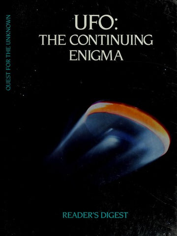Ufo-The Continuing Enigma