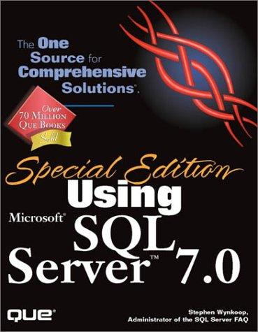 Special Edition Using Microsoft Sql Server 7.0