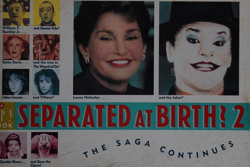 Separated At Birth 2 (Separated At Birth?): the saga continues