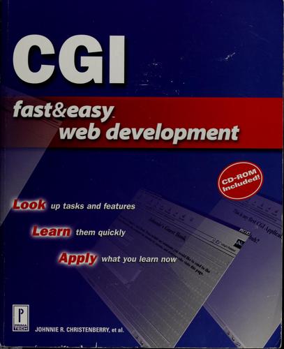 Cgi Fast And Easy Web Development (Without CD-ROM)