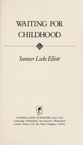 Waiting For Childhood