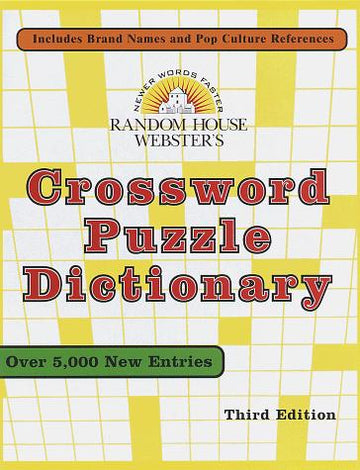 Random House Webster's Crossword Puzzle Dictionary