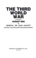 The Third World War  August 1985 (without dust jacket)
